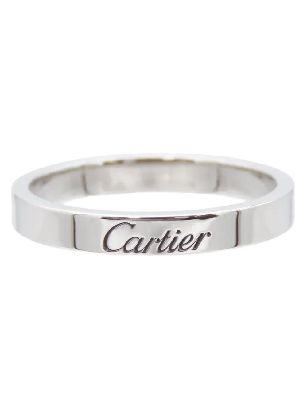 Cartier C de Cartier Wedding Ring Platinum 57